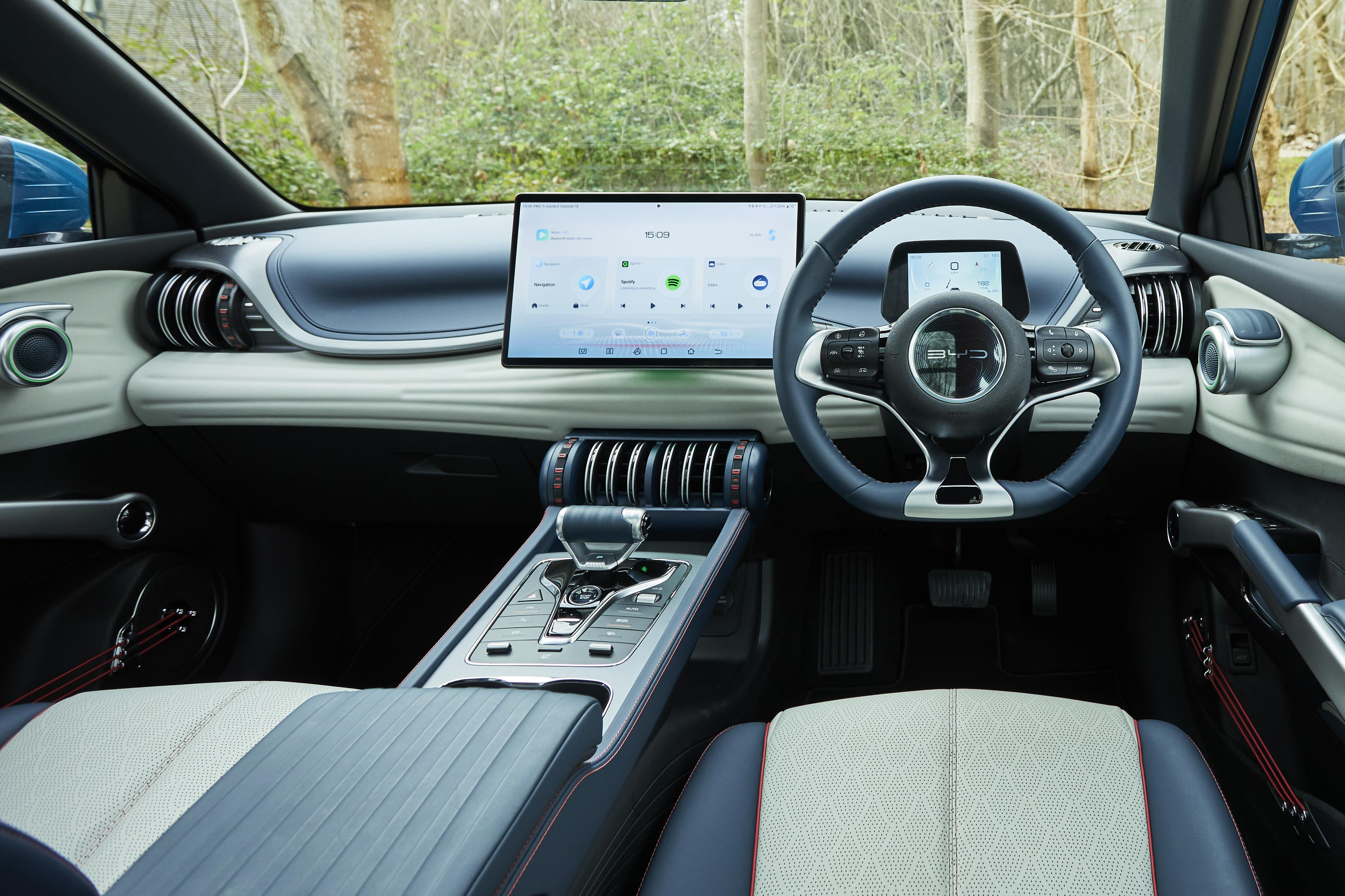 electric car interior